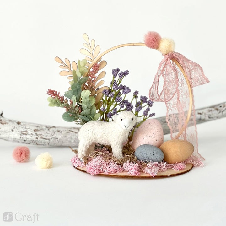 Holzkreise zum Dekorieren 16,5 cm / 3er-Set – Detailansicht 2 | ARTMIE