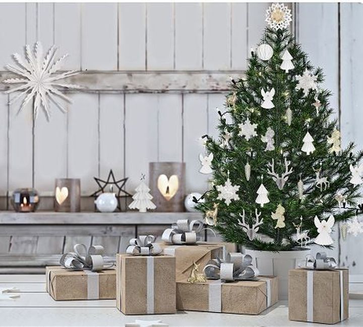 Papier Weihnachtsbaum Dekoration 24 cm – Detailansicht 3 | ARTMIE