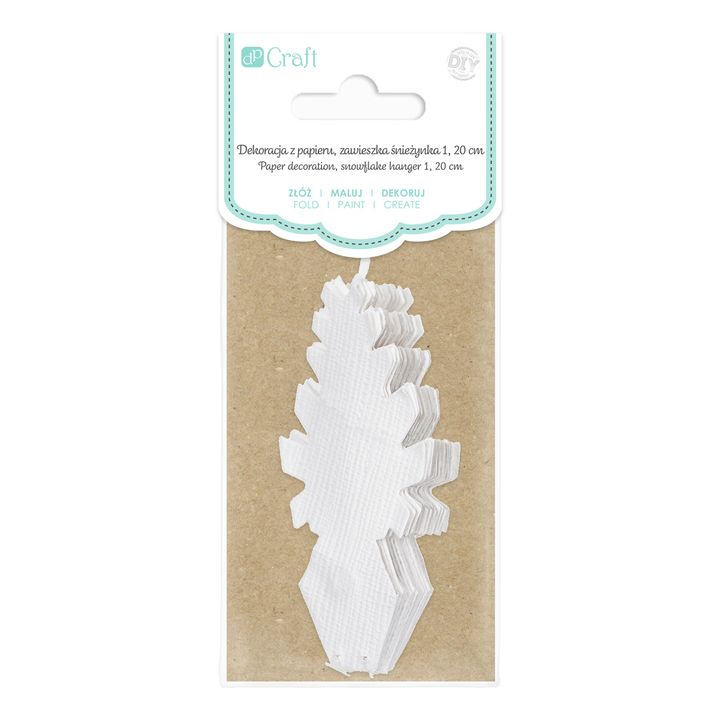 Papier Schneeflocke Dekoration 20 cm – Detailansicht 2 | ARTMIE