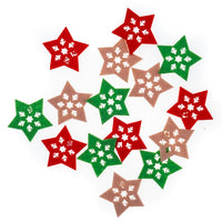 Weihnachtsfilz Sticker | Stern 15 Stück | ARTMIE