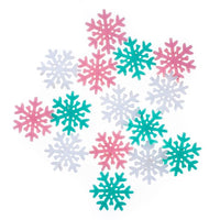 Weihnachtsfilz Sticker | Schneeflocke 15 Stück | ARTMIE