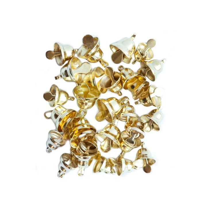 Goldene dekorative Glocken 30 Stück | ARTMIE
