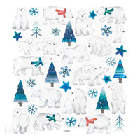 Satz mit 38 Weihnachtsaufklebern | Eisbären – Detailansicht 2 | ARTMIE