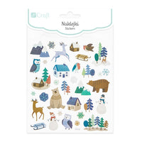 Winterlandschaft Glitter Sticker | ARTMIE