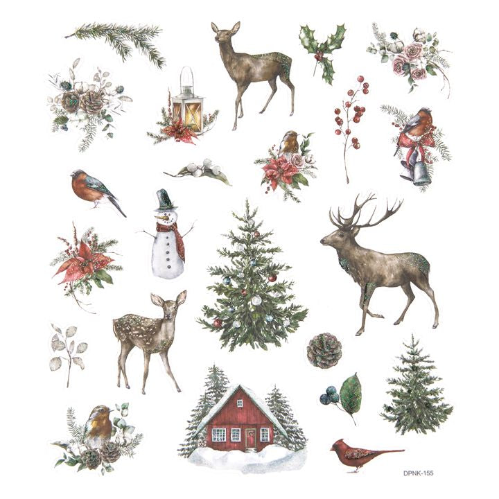 Satz mit 23 Weihnachtsaufklebern | ARTMIE