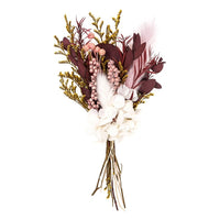 Mini-Trockenstrauß "Burgundy Queen" / 20 cm | ARTMIE