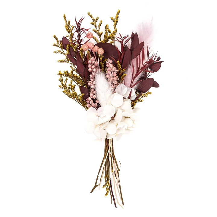 Mini-Trockenstrauß "Burgundy Queen" / 20 cm | ARTMIE
