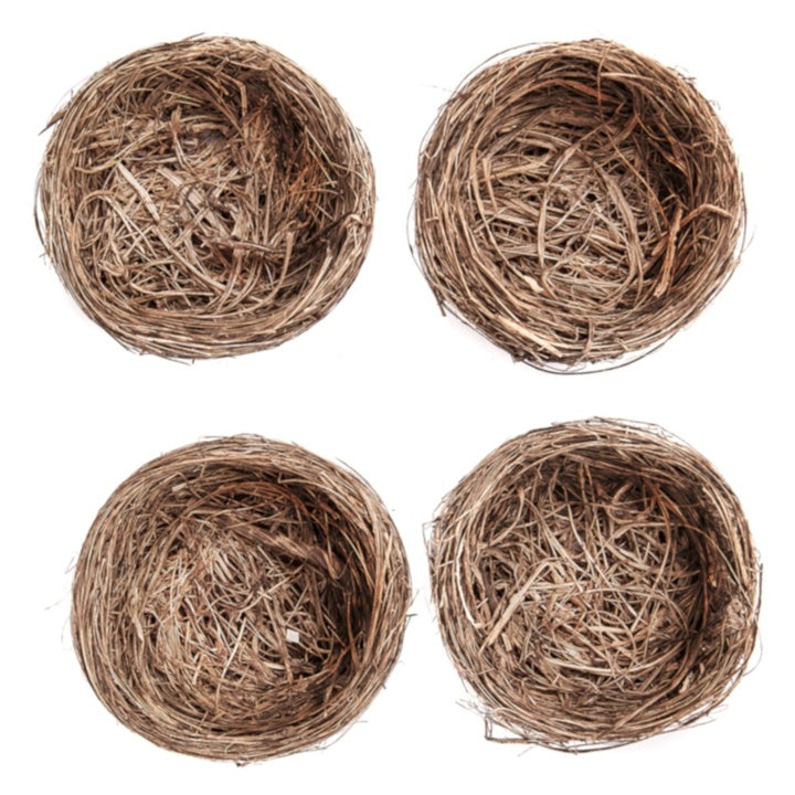 Dekorative Naturnester 9 cm / 4er Set | ARTMIE