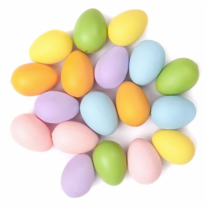 Regenbogenfarbene Plastik-Eier | ARTMIE