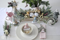 Hängende Weihnachtsdekoration mit Fell | Blau – Detailansicht 2 | ARTMIE
