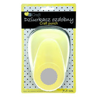 Dekorativer Stanzer 7,5 cm | Wellenförmiger Kreis | ARTMIE