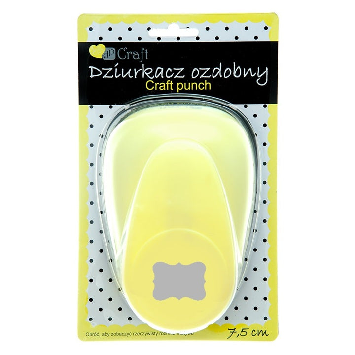 Dekorativer Stanzer 7,5 cm | Dekoratives Etikett | ARTMIE