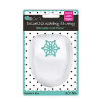 Dekorative Stanze 3,7 cm | Schneeflockenmotiv | ARTMIE