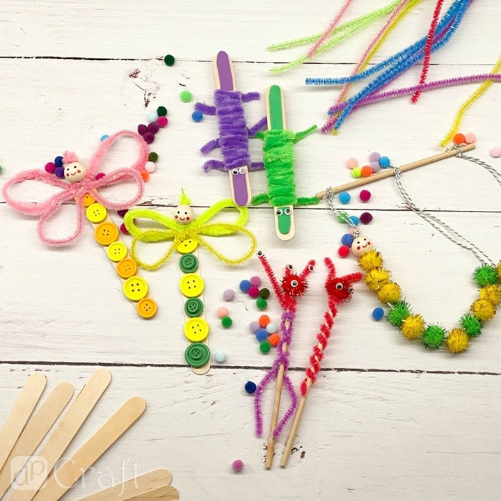Bunte Fuzzy Sticks - 30 cm x 4 mm / 40 Stück – Detailansicht 2 | ARTMIE
