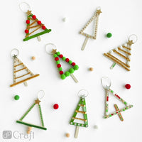 Mini-Holzstäbchen 6,5 x 1 cm / 100 Stück – Detailansicht 2 | ARTMIE