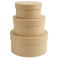 Dekorative runde Pappschachteln Set | ARTMIE