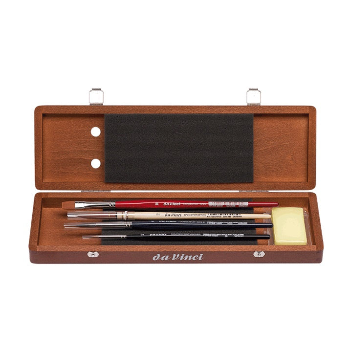 Da Vinci Aquarellpinsel-Set in Holzbox | ARTMIE