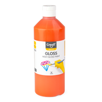 Glänzende Polyvinylfarbe Creall Gloss 500 ml – Orange