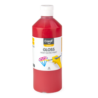 Glänzende Polyvinylfarbe Creall Gloss 500 ml – Dunkelrot