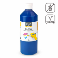 Glänzende Polyvinylfarbe Creall Gloss 500 ml – Dunkelblau