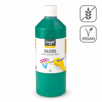 Glänzende Polyvinylfarbe Creall Gloss 500 ml – Grün