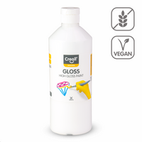 Glänzende Polyvinylfarbe Creall Gloss 500 ml – Weiß