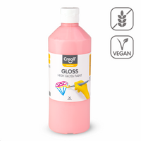 Glänzende Polyvinylfarbe Creall Gloss 500 ml – Rosa