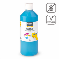 Glänzende Polyvinylfarbe Creall Gloss 500 ml – Türkis