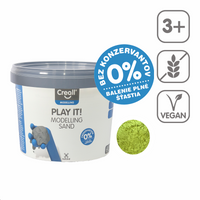 Modelliersand Creall Play it! 750 g im Eimer – Gelb