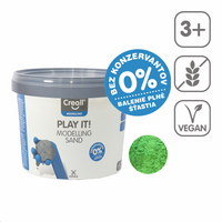 Modelliersand Creall Play it! 750 g im Eimer – Grün