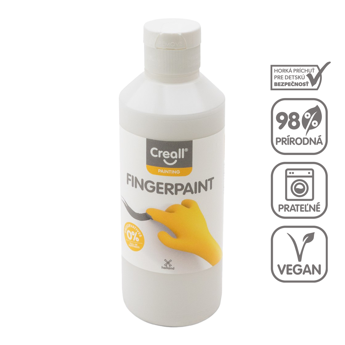 Creall Fingermalfarbe 250 ml – Weiß