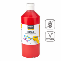 Transparente Farbe Creall 500 ml – Rot