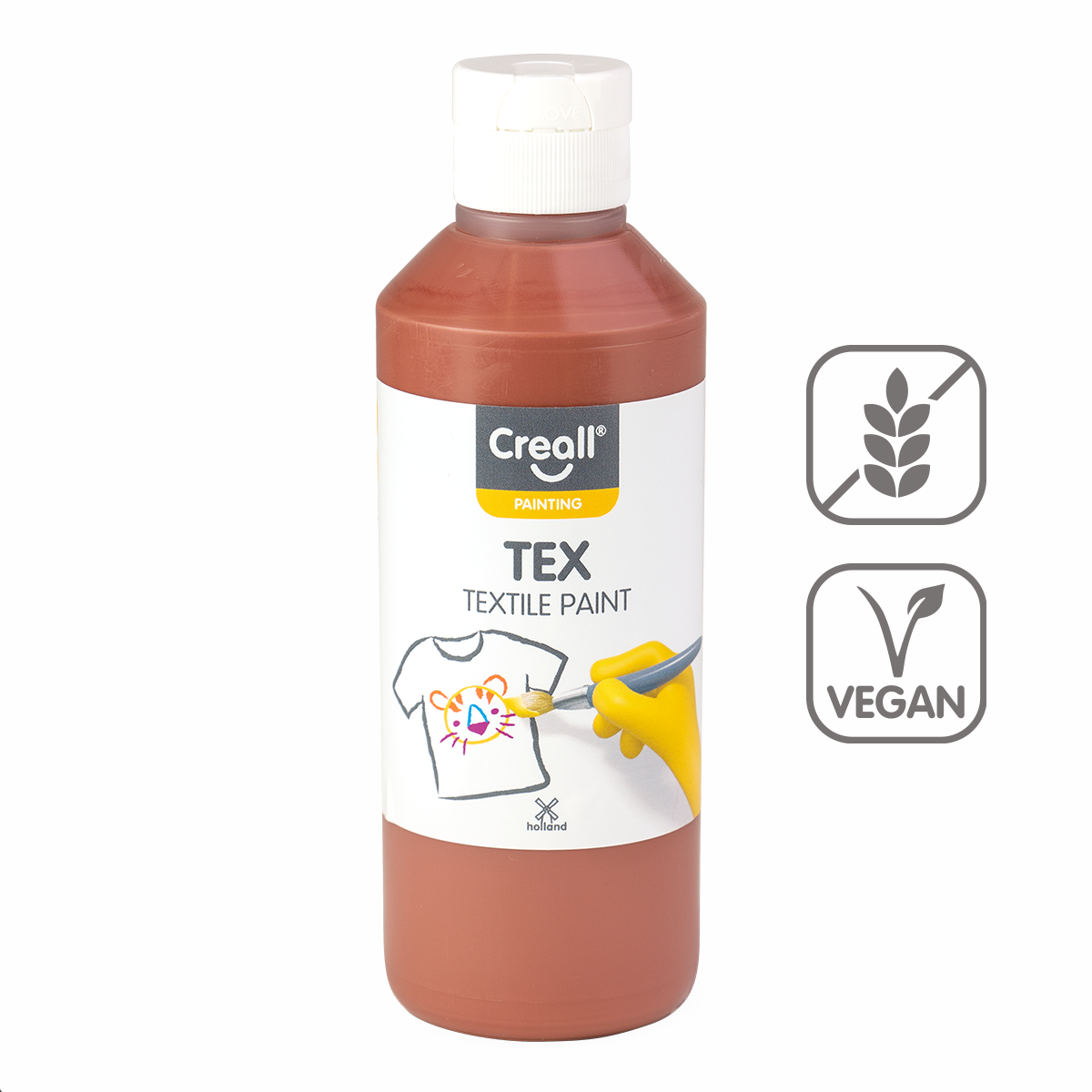 Stoffmalfarbe Creall Tex 250 ml – Braun