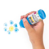 Creall Spongy Temperafarben-Set mit Schwamm-Applikator – 6 × 70 ml