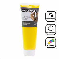 Acrylfarbe Molenaer 250 ml – Gelb