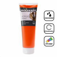 Acrylfarbe Molenaer 250 ml – Orange
