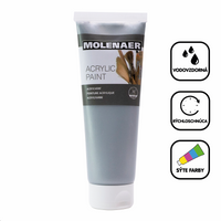 Acrylfarbe Molenaer 250 ml – Silber