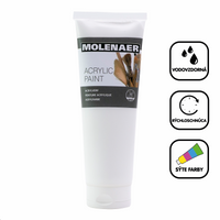 Acrylfarbe Molenaer 250 ml – Weiß