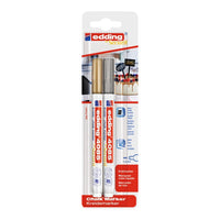 Satz Kreidemarker EDDING 4085 gold und silber | ARTMIE