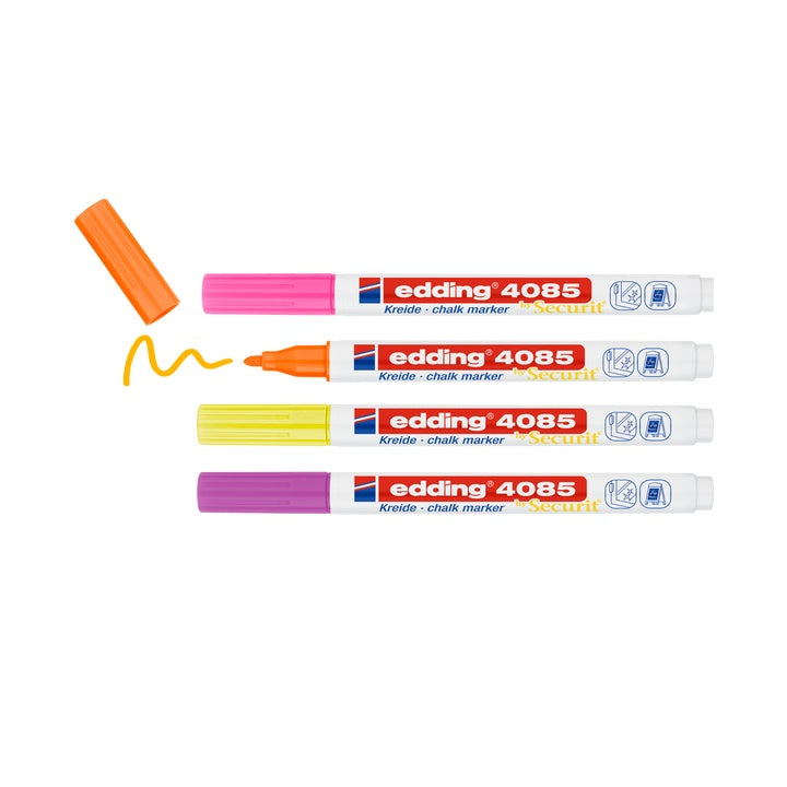 Kreidemarker-Set EDDING 4085 Neon-Farben – Detailansicht 2 | ARTMIE