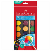 Faber Castell Aquarellfarben 30 mm 21 Stück | ARTMIE