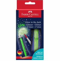Glow-in-the-Dark Glitter für Aquarellfarben 2 x 12 ml | ARTMIE