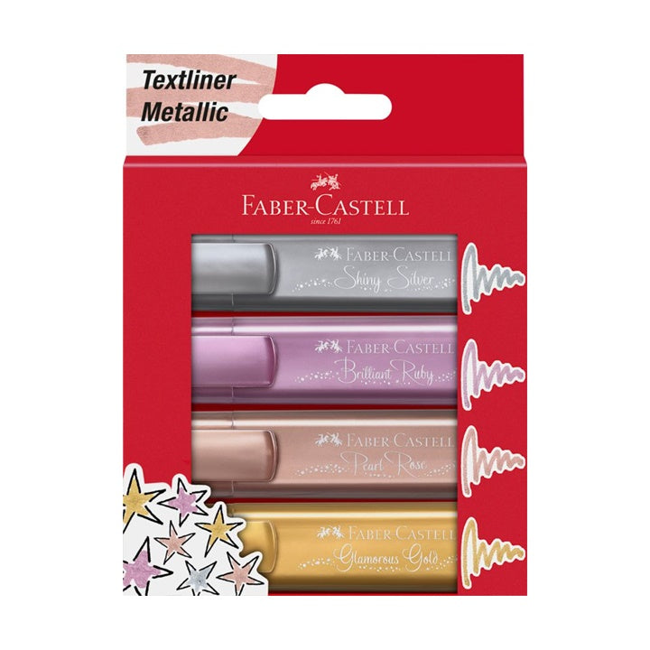 Faber Castell Metallic Textmarker Set | ARTMIE