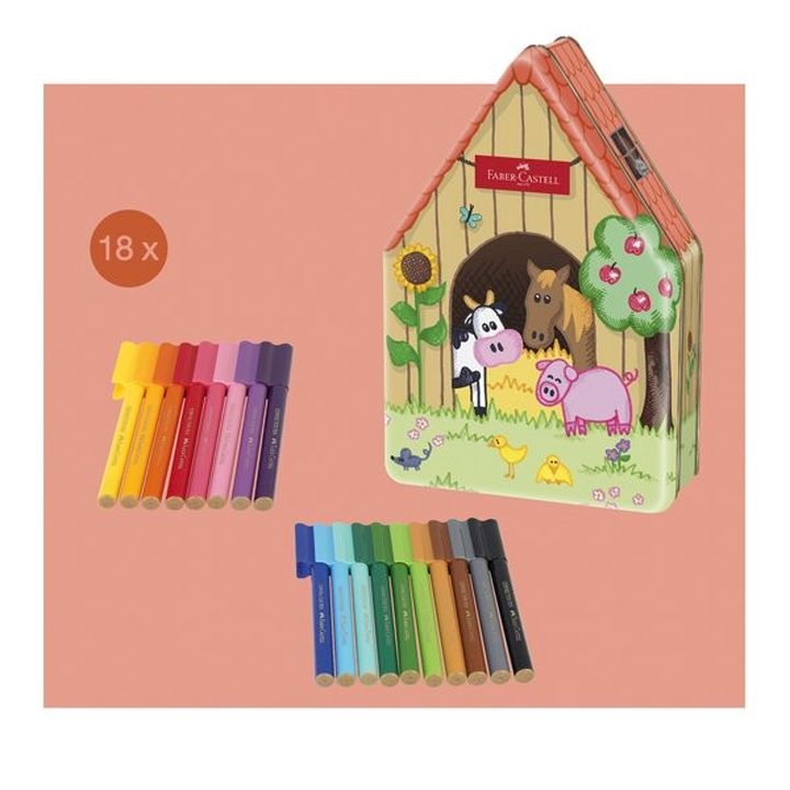 Faber-Castell Bauernhof-Themen-Verbindungsmarker – Detailansicht 2 | ARTMIE