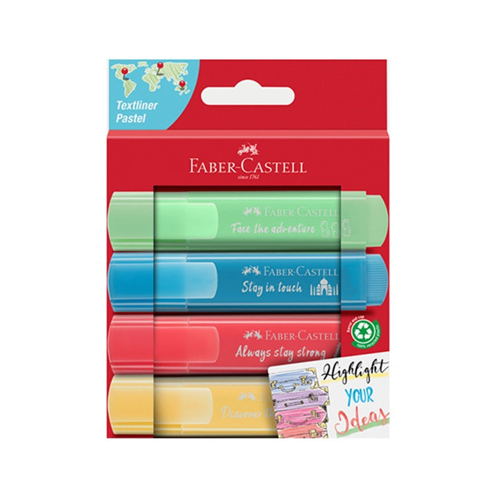 FABER CASTELL highlighter set 4 stück | ARTMIE