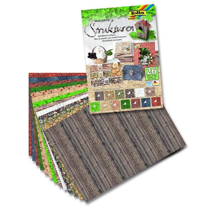 FOLIA Dekorativer Papierblock | ARTMIE