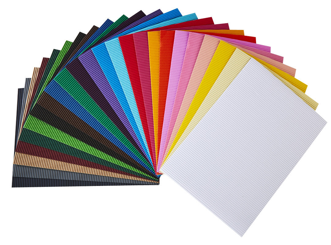 Kunstdruckpapier aus Wellpappe | verschiedene Farben | ARTMIE