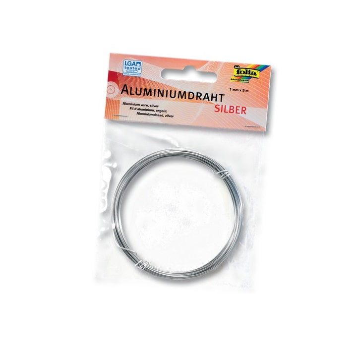 Silberner Aluminiumdraht von FOLIA | ARTMIE