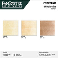 PanPastel Metallic-Pastellfarben-Set - Golden – Detailansicht 2 | ARTMIE