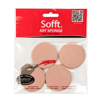 Sofft Runde Pastell Applikationsschwämme - 4 Stück | ARTMIE